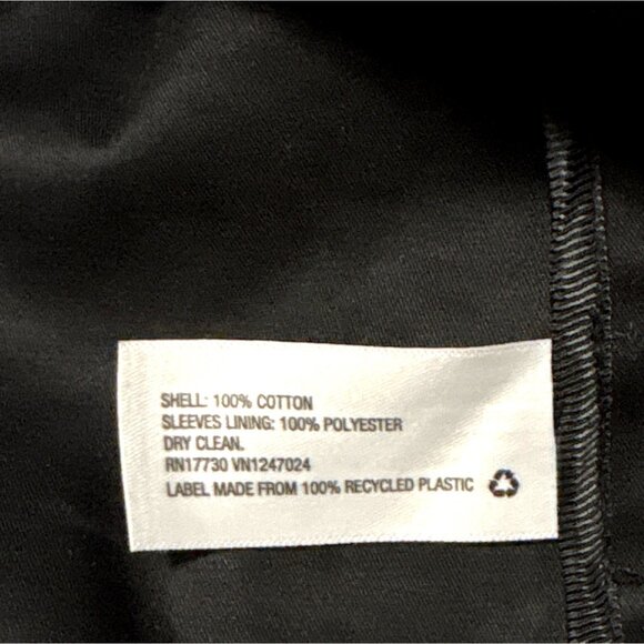 3.1 Phillip Lim 20th Anniversary Collection Black Double-Breasted Trench Coat L - Picture 5 of 5